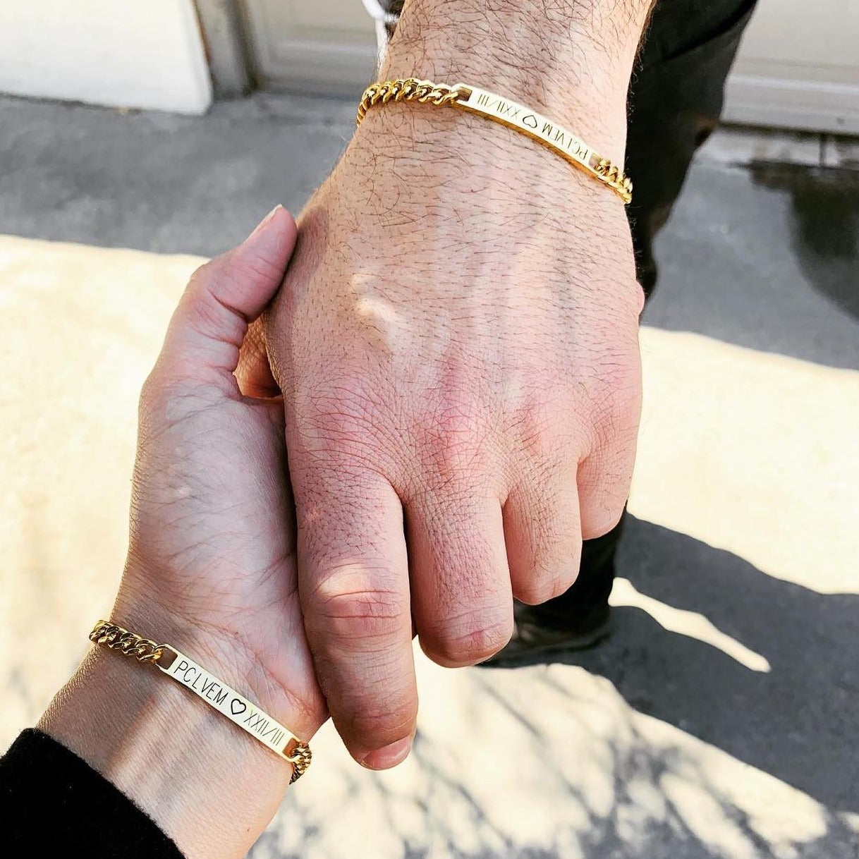 Duo unisex dorado