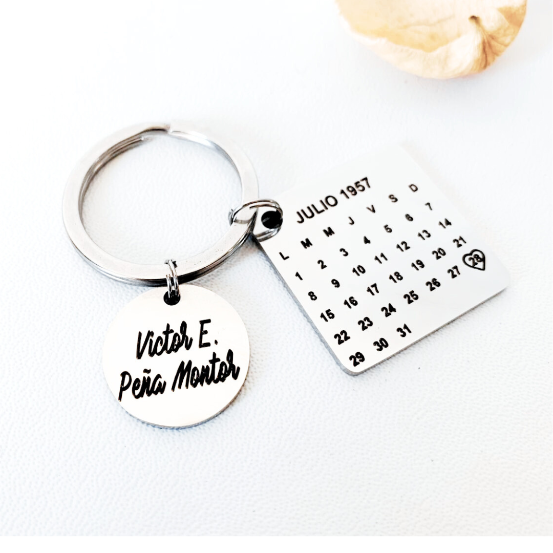 Llavero calendario