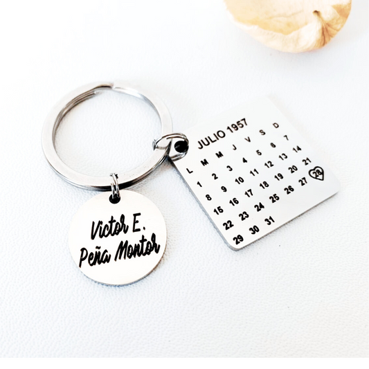 Llavero calendario