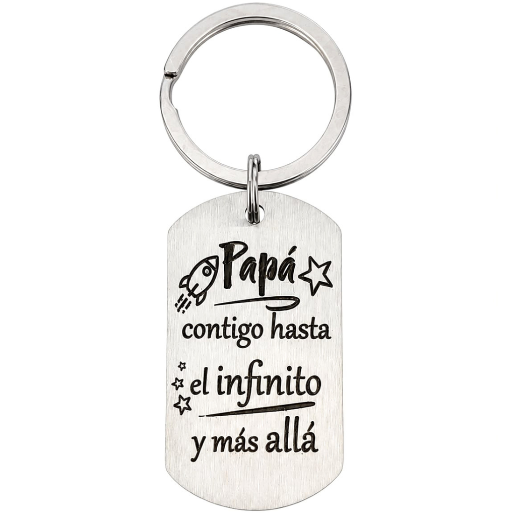 Llavero Rectangular (Texto)