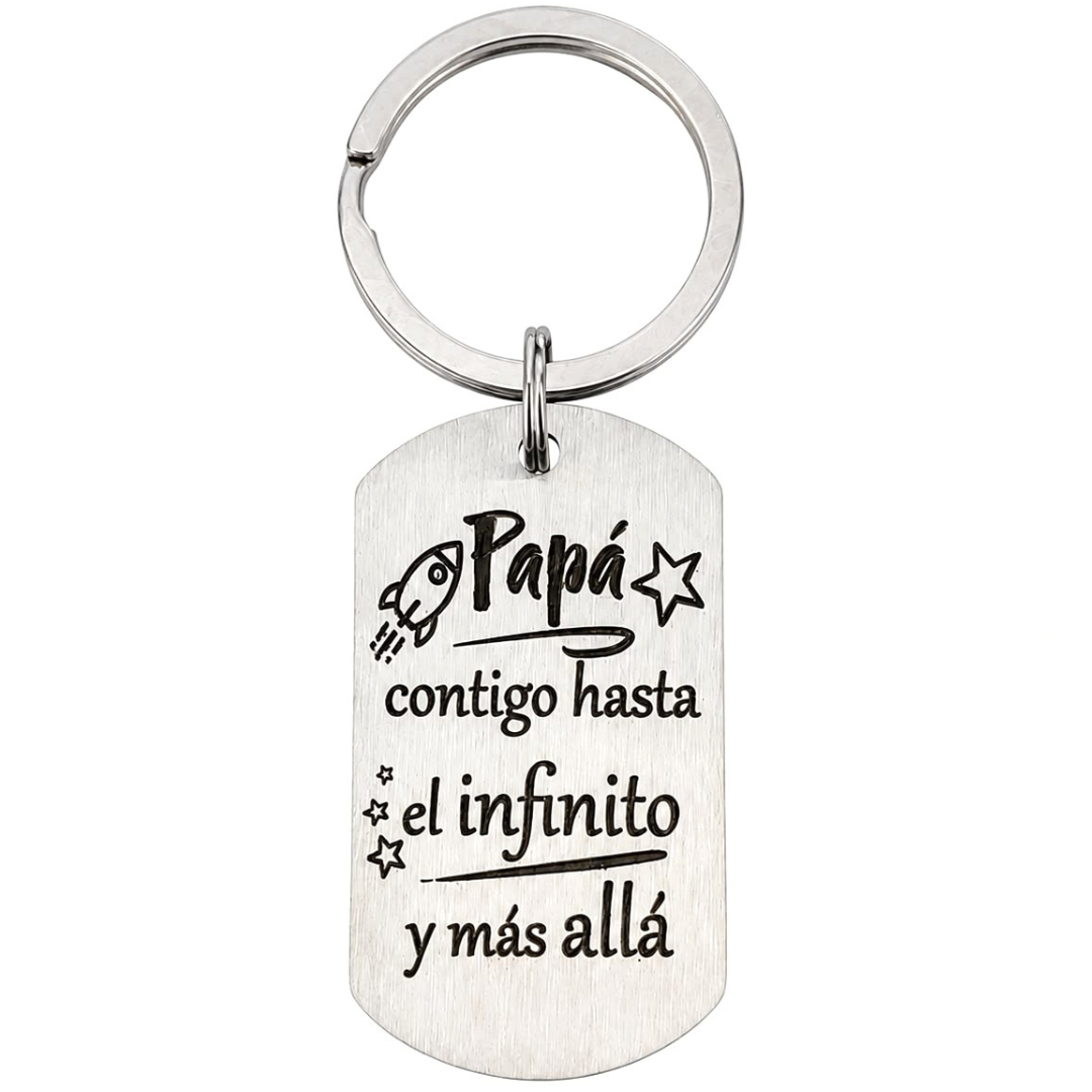 Llavero Rectangular (Texto)