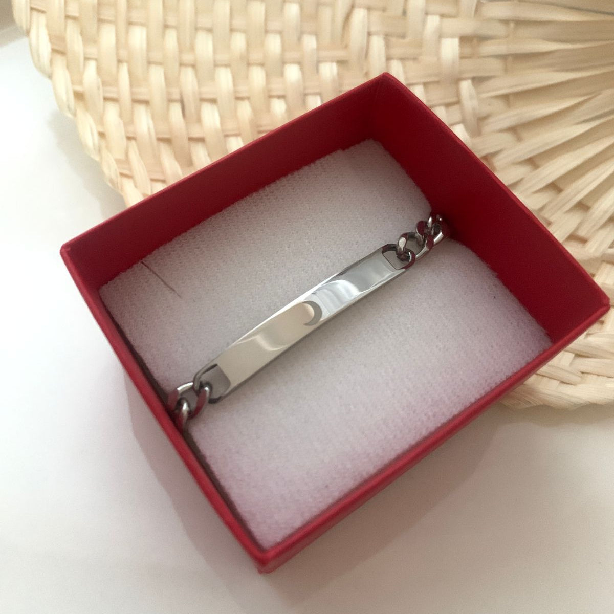 Esclava unisex plateada