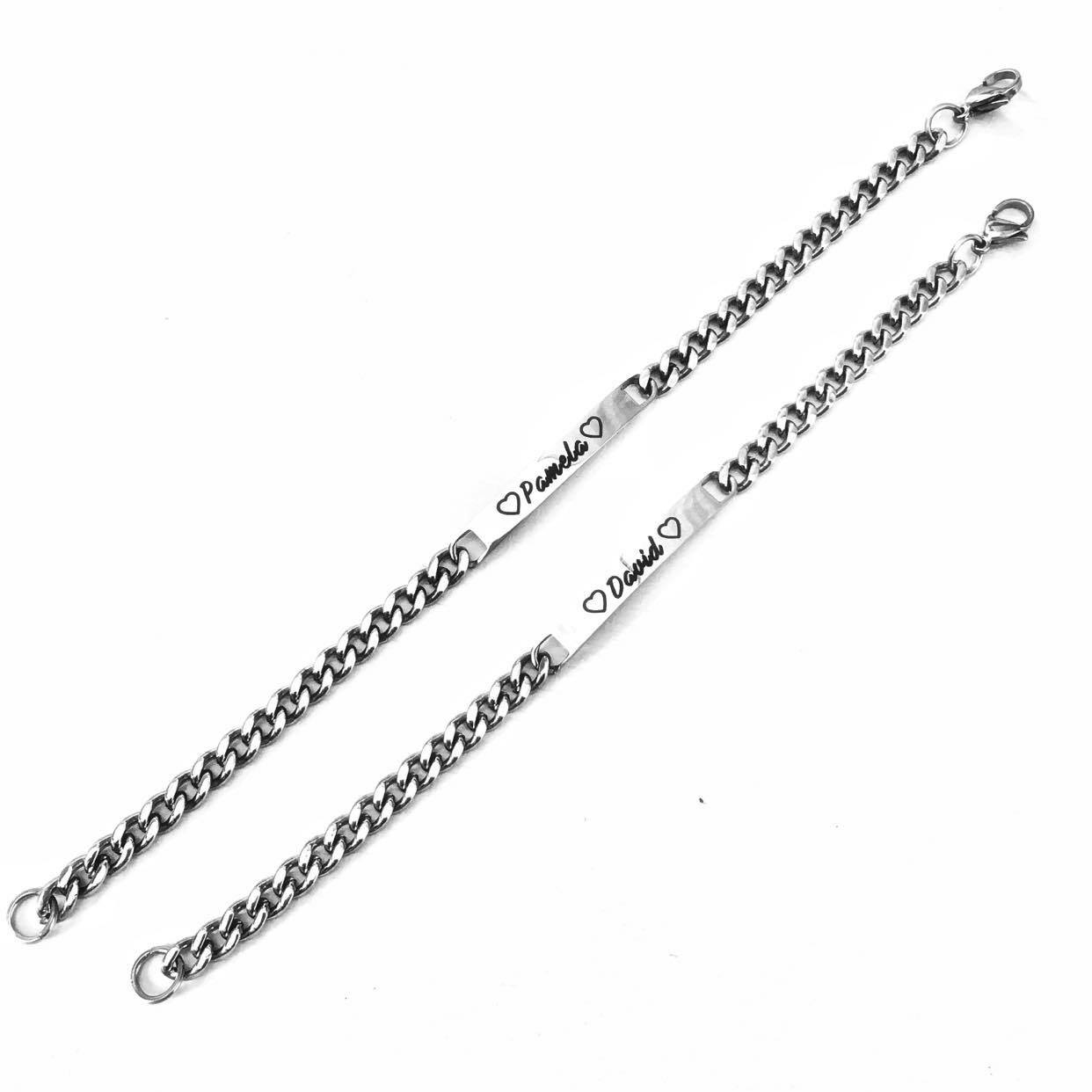 Duo unisex plateado