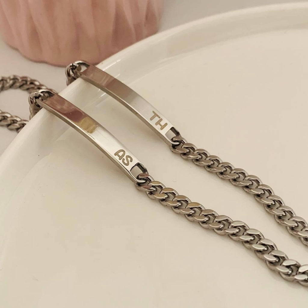 Duo unisex plateado