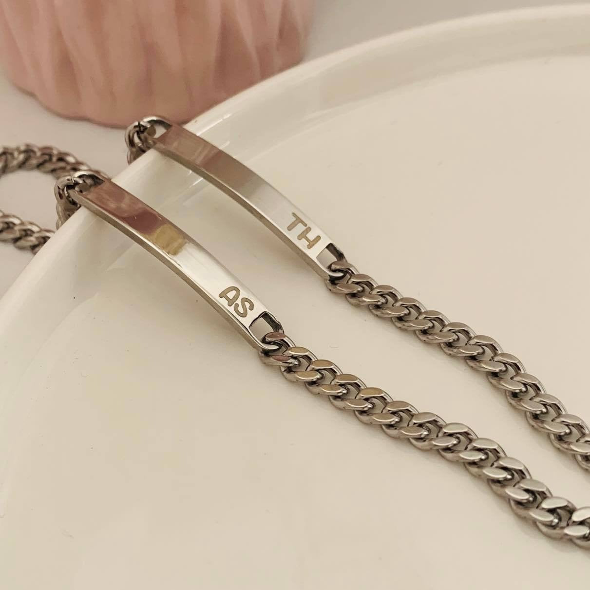 Duo unisex plateado