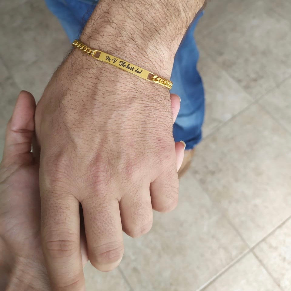 Esclava unisex dorada