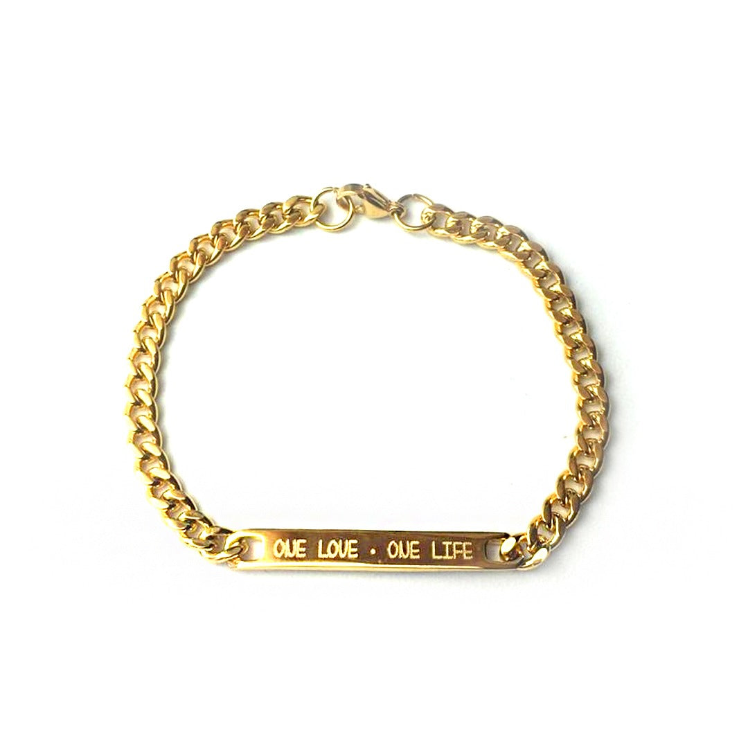 Esclava unisex dorada